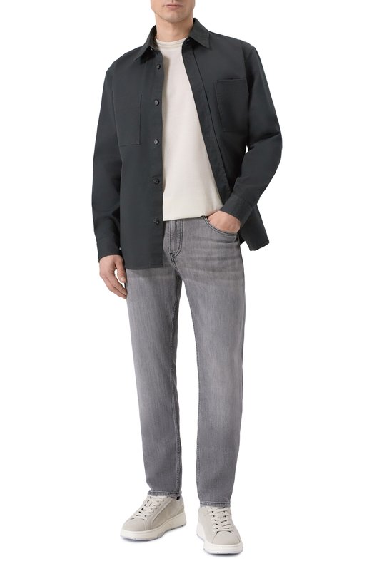 Хлопковая рубашка BOSS 50556121 Зелёный  50556121 Фото 2