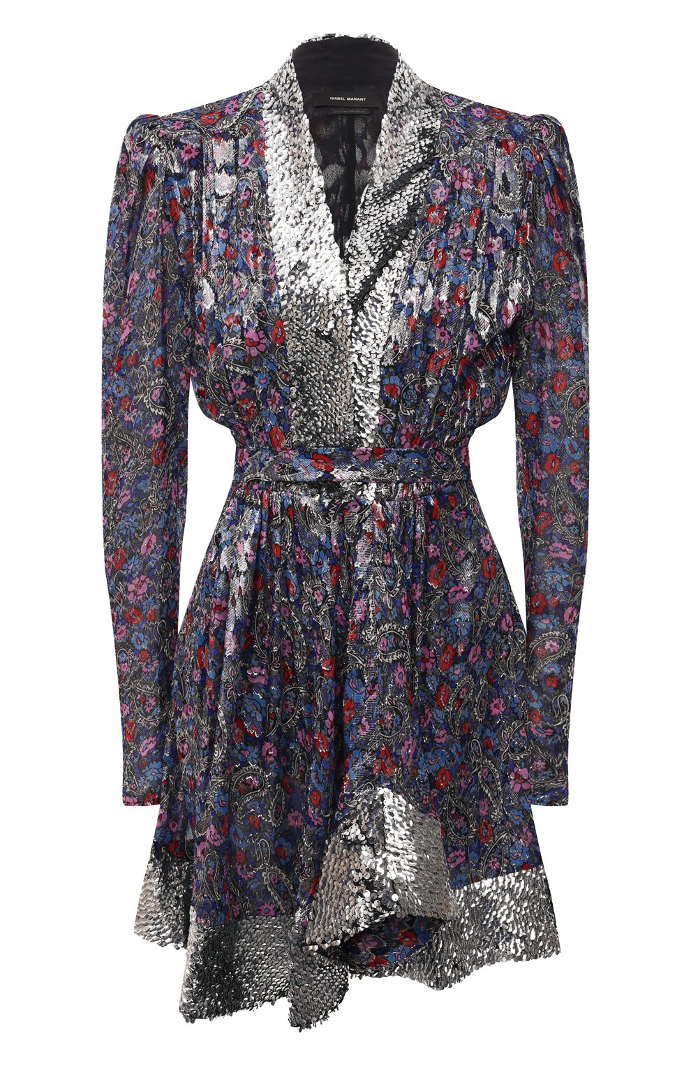 Платье с отделкой пайетками ISABEL MARANT, арт. R02087-21H050I/MERENEA, фото 1