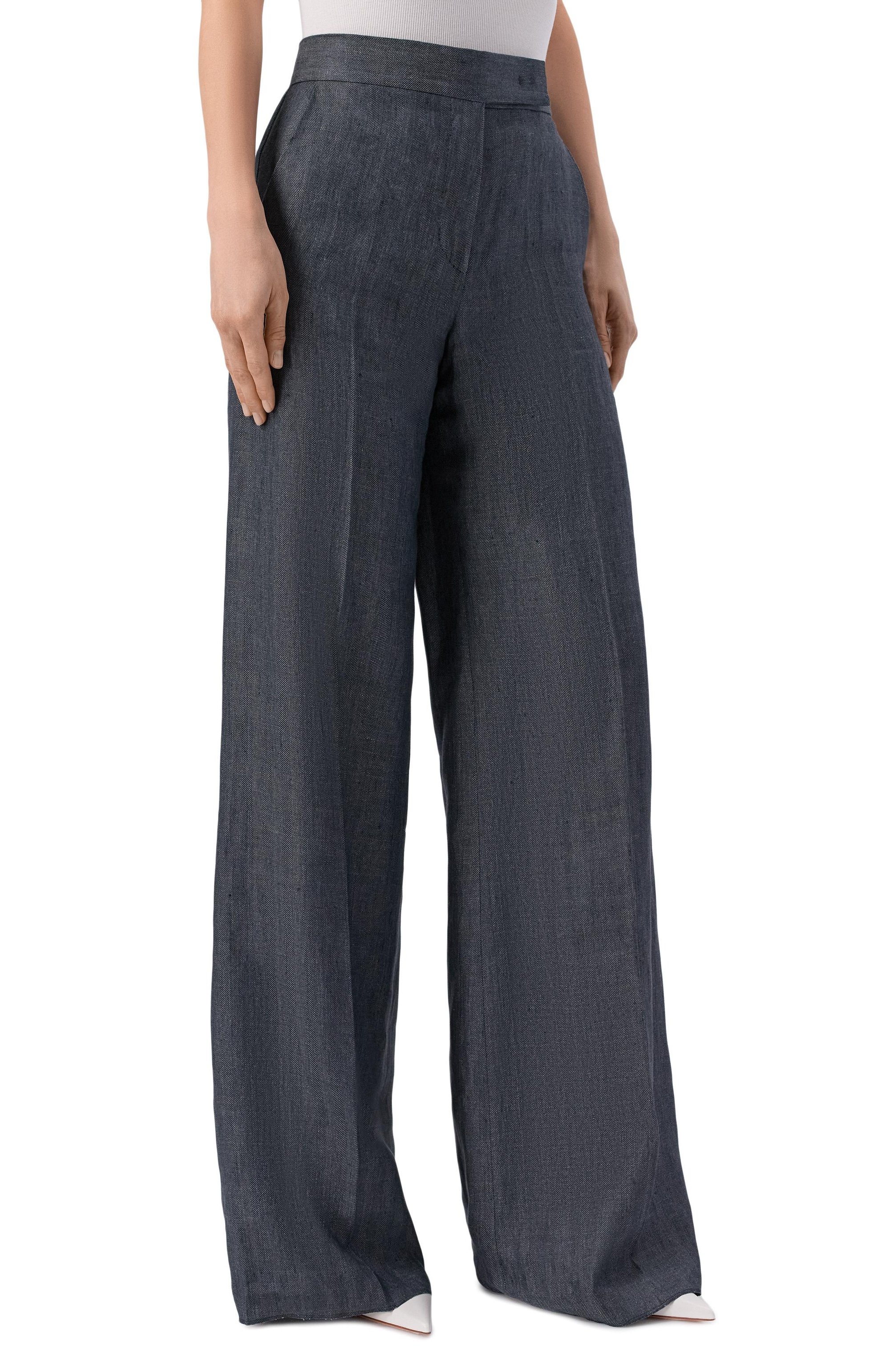 Льняные брюки MAX MARA, арт. MXMDESERT0, фото 3
