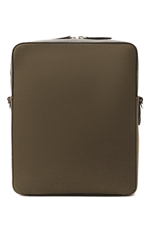 Сумка Silvio Rubeus Milano CR0SSB0DY MEDIUM/CALFSKIN GRAN PRIX+CANVAS AMAZZ0N Хаки  CR0SSB0DY MEDIUM/CALFSKIN GRAN PRIX+CANVAS AMAZZ0N Фото 6