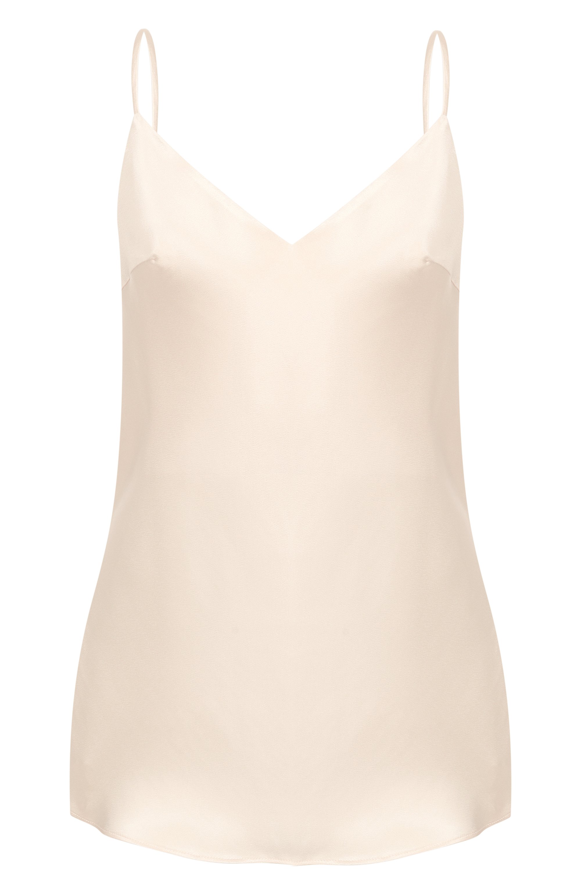 Атласный топ NOBLE&BRULEE кремового цвета по цене 24000 руб., арт. NB04/140525/13, фото 1 Атласный топ NOBLE&BRULEE, арт. NB04/140525/13, фото 1