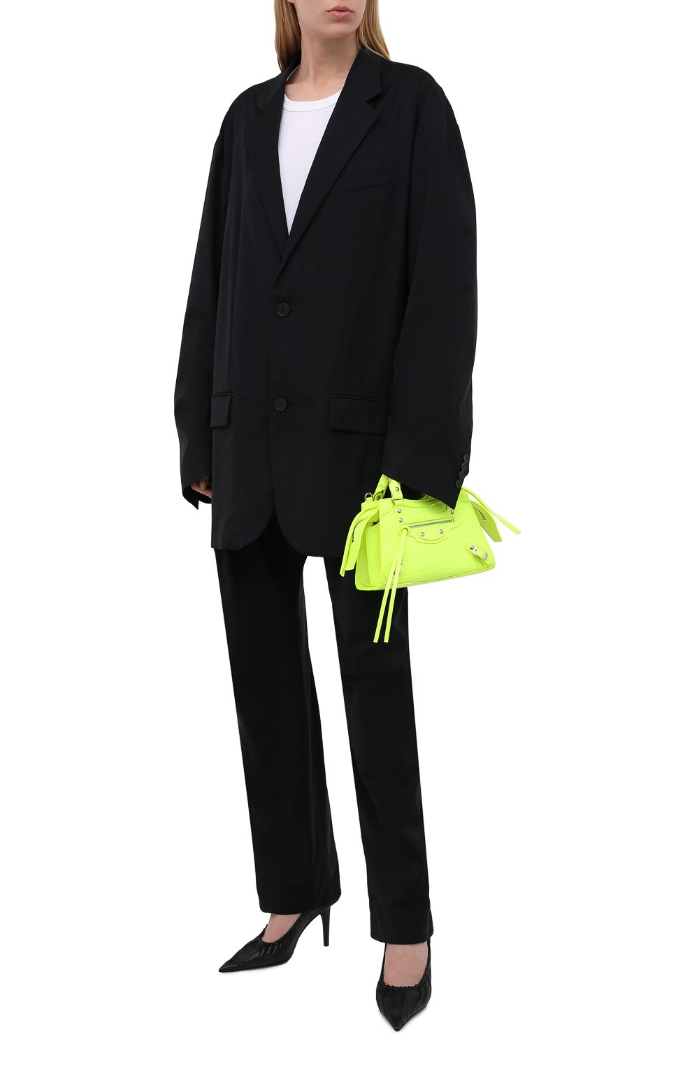 Жакет BALENCIAGA черного цвета по цене 152500 руб., арт. 663055/TK029, фото 2 Жакет BALENCIAGA, арт. 663055/TK029, фото 2