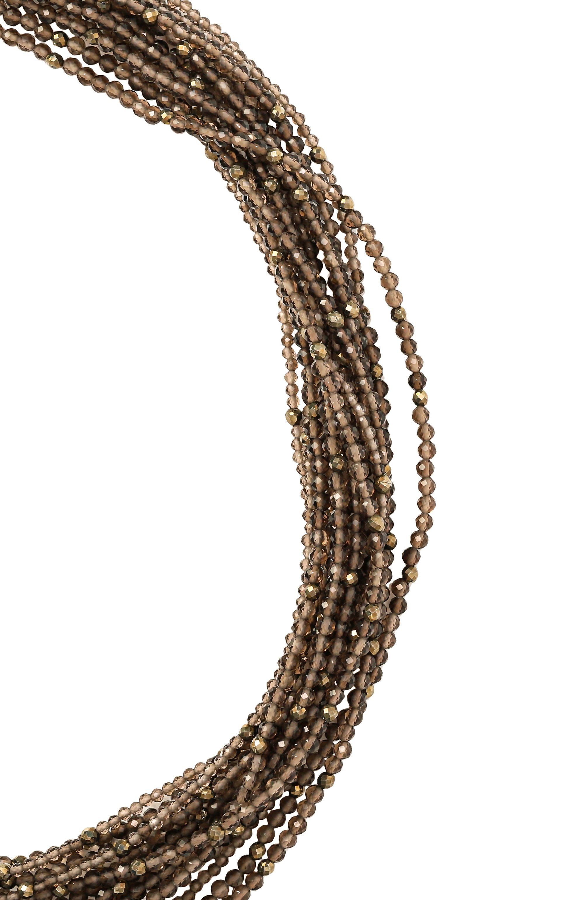 Колье VIEN коричневого цвета по цене 98900 руб., арт. 2526-310, фото 4 Колье VIEN, арт. 2526-310, фото 4