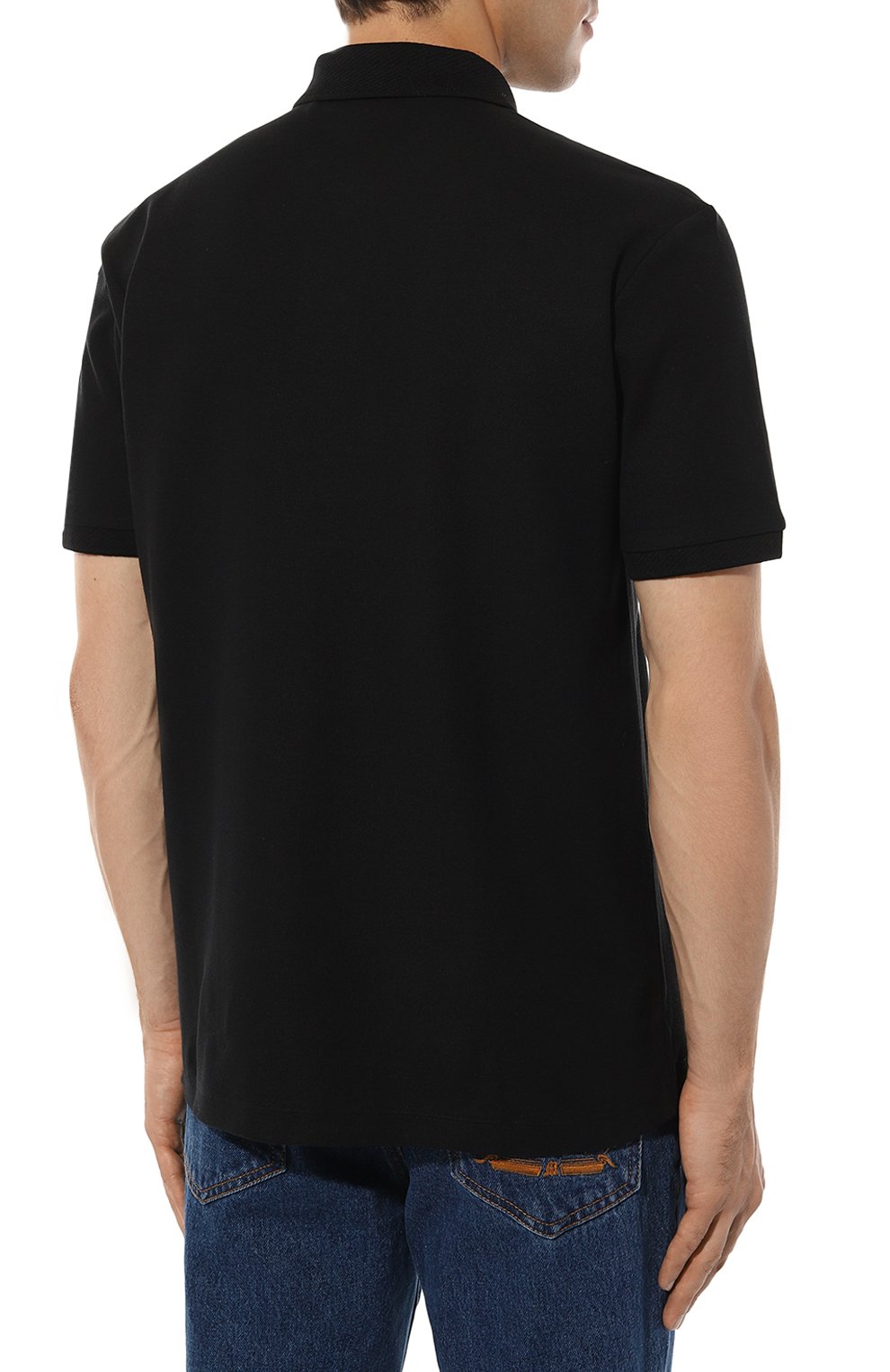 Хлопковое поло BOSS, арт. 50494953, фото 4