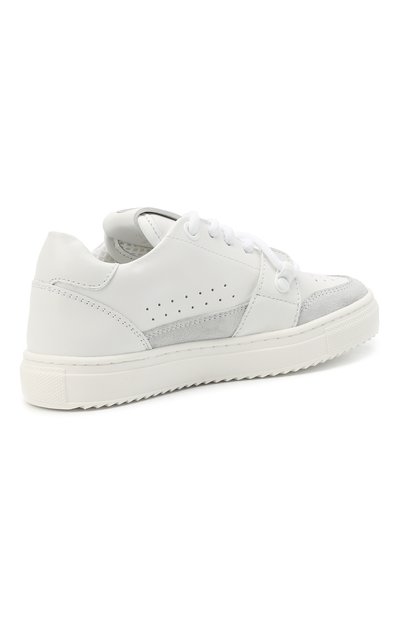 Кожаные кеды VERSACE серого цвета по цене 39950 руб., арт. YHX00045/1A00252/27-29, фото 3 Кожаные кеды VERSACE, арт. YHX00045/1A00252/27-29, фото 3