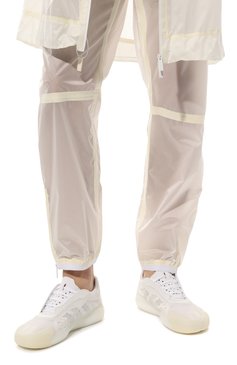 Мужского кроссовки prada x adidas a+p luna rossa 21 PRADA белого цвета, арт. 3E6447-OYQ-F0009-005 | Фото 5 (Материал внешний: Текстиль, Натуральная кожа; Стили: Спорт; Материал утеплителя: Без утеплителя; Нос: Не проставлено; Региональные ограничения белый список (Axapta Mercury): Не проставлено; Кросс-КТ: Низкие)