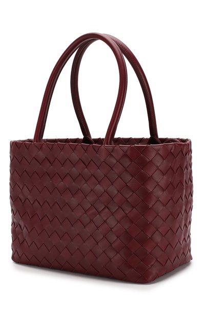 Сумка-тоут BOTTEGA VENETA бордового цвета по цене 211500 руб., арт. 600887/VCPP1, фото 3 Сумка-тоут BOTTEGA VENETA, арт. 600887/VCPP1, фото 3