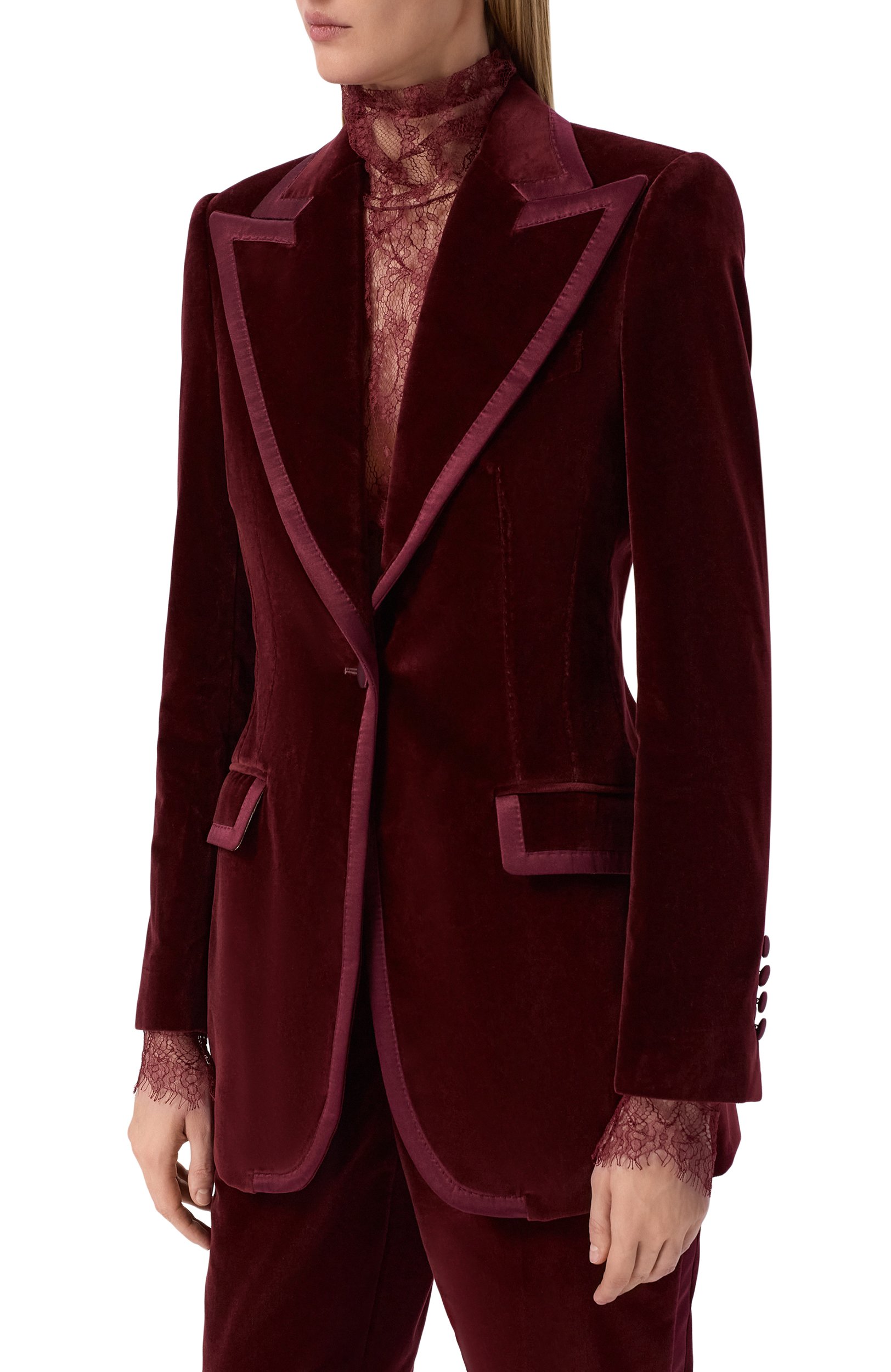 Бархатный жакет DOLCE & GABBANA, арт. F2JATT/FUVG7, фото 3