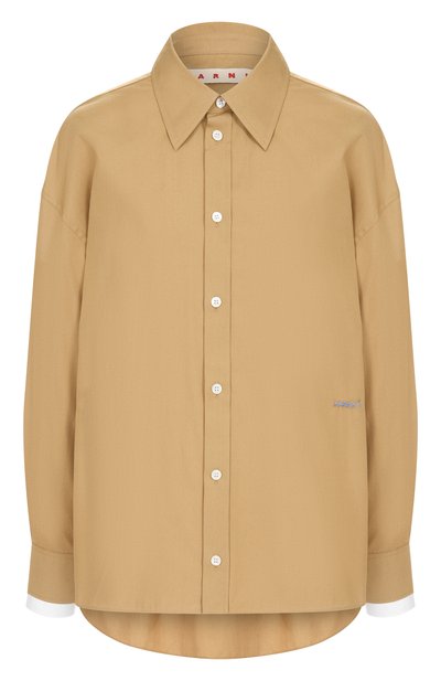 Женская хлопковая рубашка MARNI, арт. CAMA0613QS/UTC223