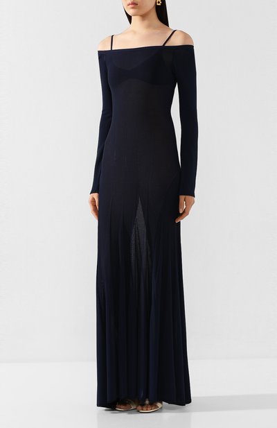 Платье из вискозы JACQUEMUS, арт. 201KN06/52380, фото 3