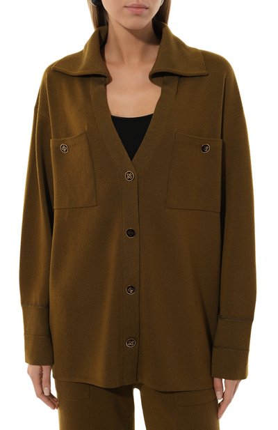 Кардиган из шерсти и вискозы AND THE BRAND, арт. W25-SH011-1402-530, фото 3
