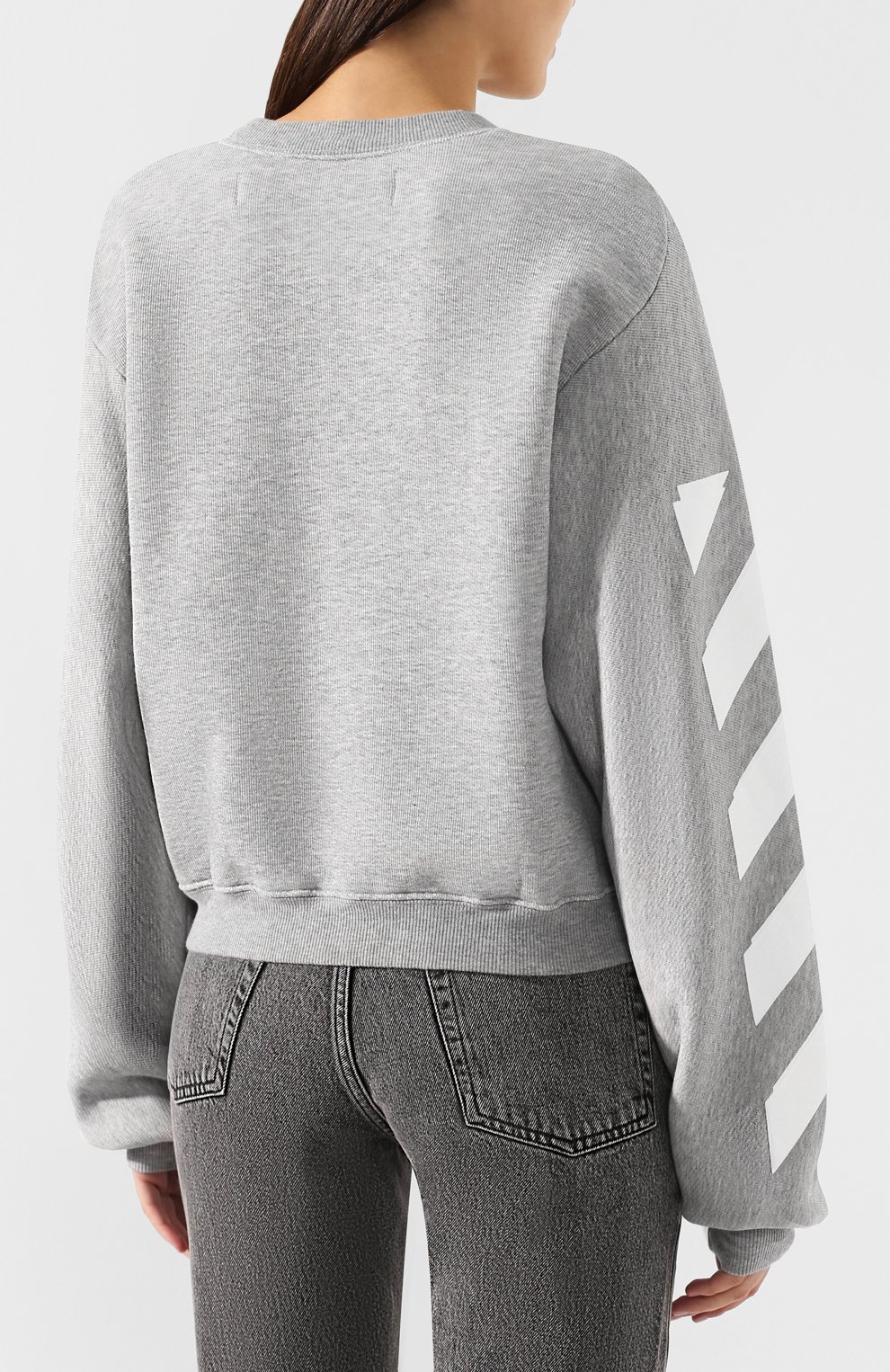 Хлопковый свитшот OFF-WHITE, арт. 0WBA043R194030690701, фото 4