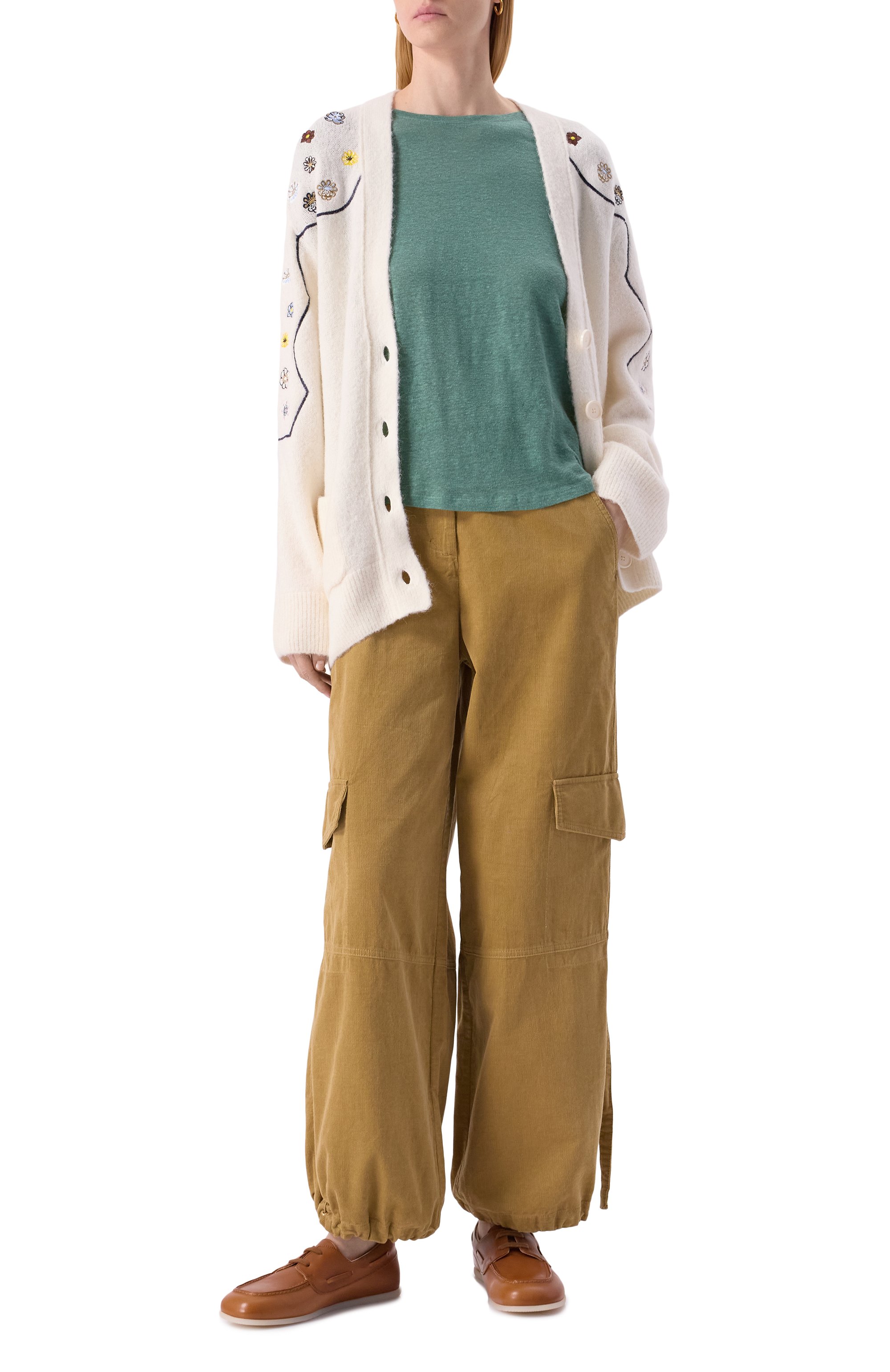 Футболка DOROTHEE SCHUMACHER зеленого цвета по цене 21100 руб., арт. 923201, фото 2 Футболка DOROTHEE SCHUMACHER, арт. 923201, фото 2