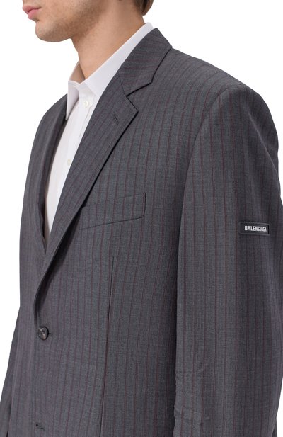 Шерстяной пиджак BALENCIAGA, арт. 850763/TPT05, фото 5