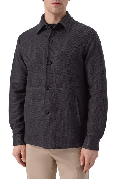 Куртка-рубашка изо льна и хлопка HARRIS WHARF LONDON, арт. CH9320PDZ-T/DZT, фото 3