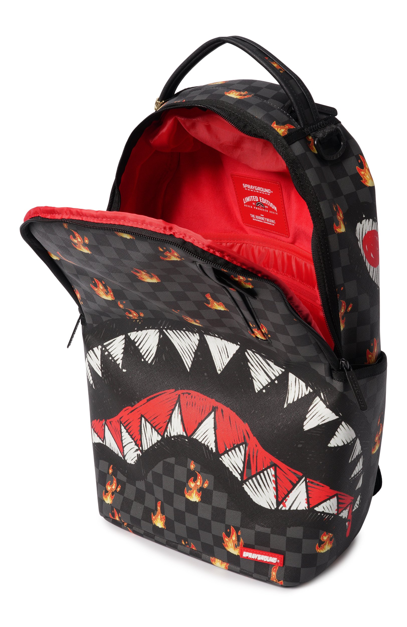 Рюкзак SPRAYGROUND, арт. 910B8730NSZ/SCRIBBLE FIRE CHECK BACKPACK, фото 3