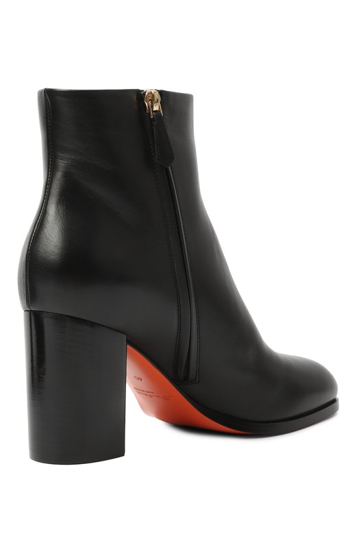 Кожаные ботильоны Santoni WTNG71742HI3HDYL Чёрный  WTNG71742HI3HDYL Фото 5