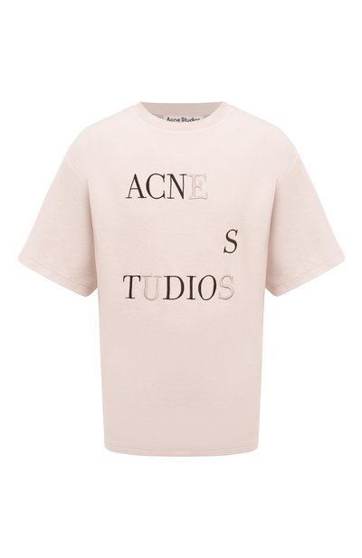 Мужская хлопковая футболка ACNE STUDIOS, арт. FN-MN-SWEA000334