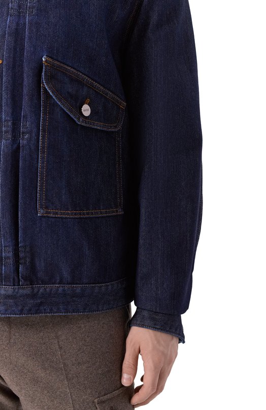 Джинсовая куртка MVST M25.1PM.J001C Синий  M25.1PM.J001C Фото 5