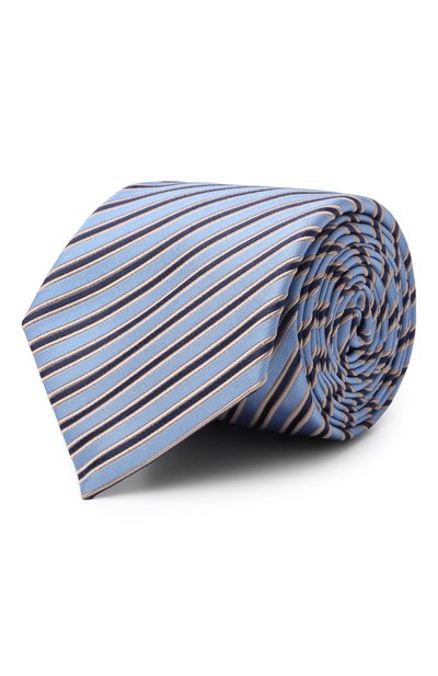 Мужской галстук из шелка и хлопка GIORGIO ARMANI, арт. GM000800/TE20409