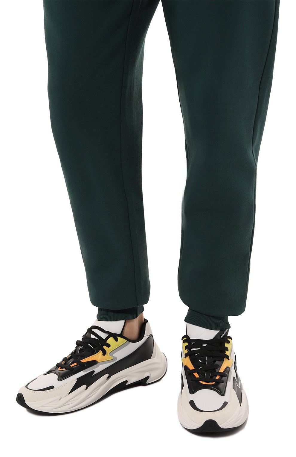 Комбинированные кроссовки run-row BALMAIN, арт. DM1VI355/LWB0, фото 3