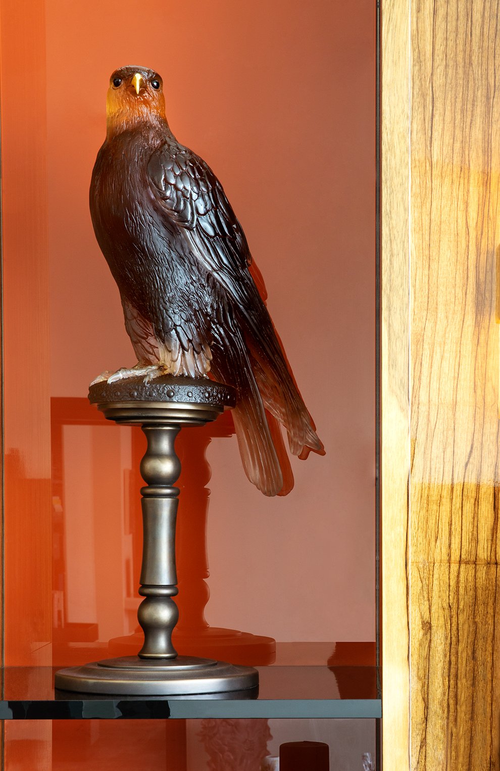 Скульптура ястреб gerfaut DAUM коричневого цвета по цене 4310000 руб., арт. 05624-1, фото 3 Скульптура ястреб gerfaut DAUM, арт. 05624-1, фото 3
