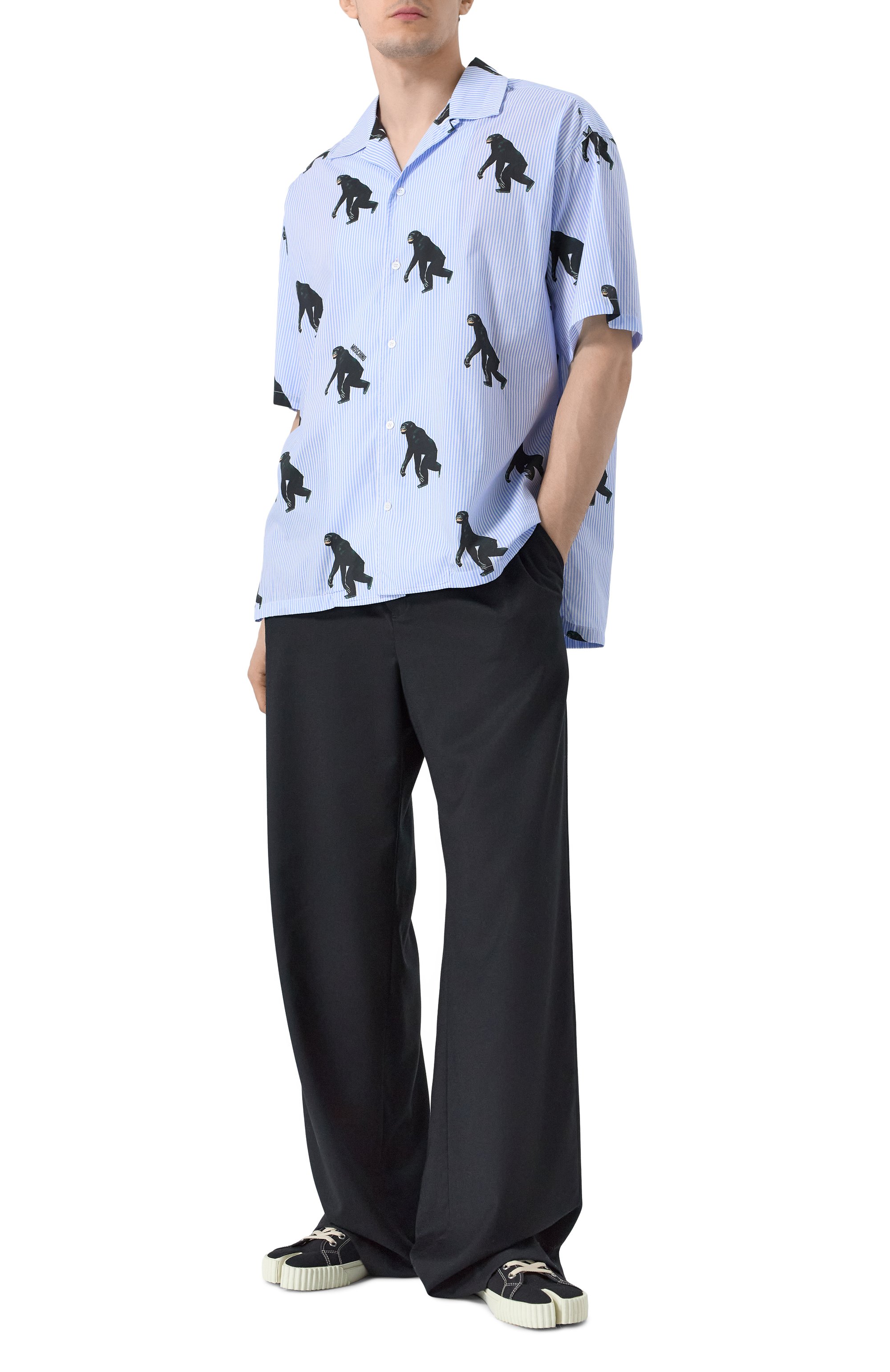 Хлопковая рубашка MOSCHINO, арт. A0226/0258, фото 2