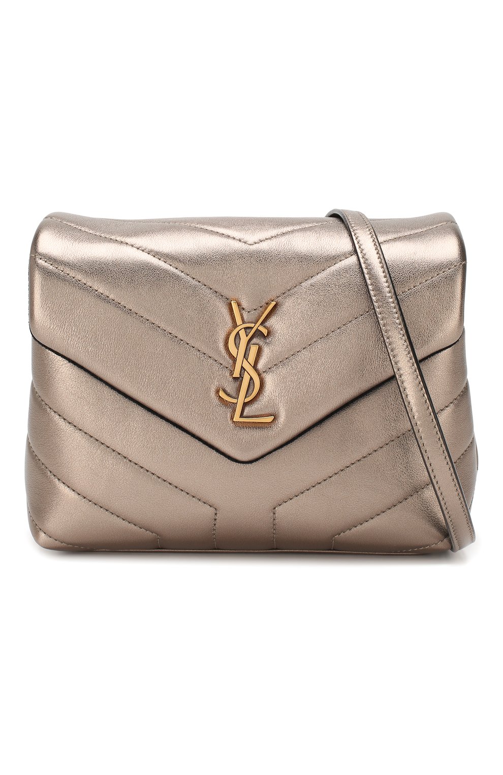 Сумка monogram loulou toy SAINT LAURENT серебряного цвета по цене 180500 руб., арт. 467072/09E27, фото 5 Сумка monogram loulou toy SAINT LAURENT, арт. 467072/09E27, фото 5