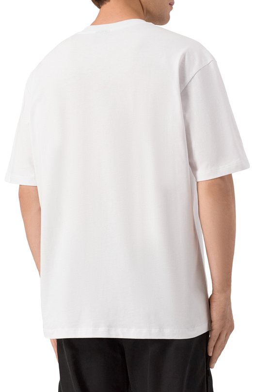 Хлопковая футболка Comme des Fuckdown CFABM01727 Белый  CFABM01727 Фото 4