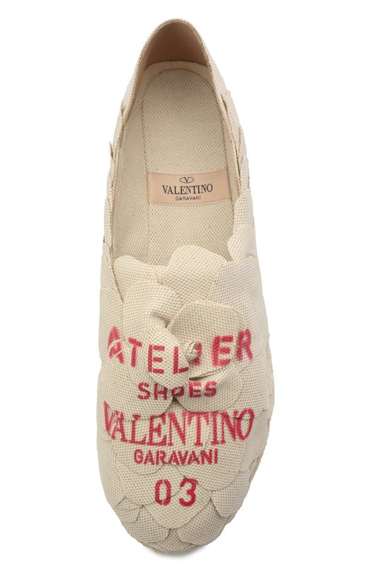 фото Текстильные эспадрильи atelier 03 rose edition valentino