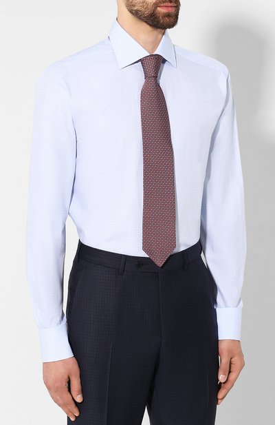 Хлопковая сорочка ZEGNA, арт. 601212/9RS0BR, фото 4