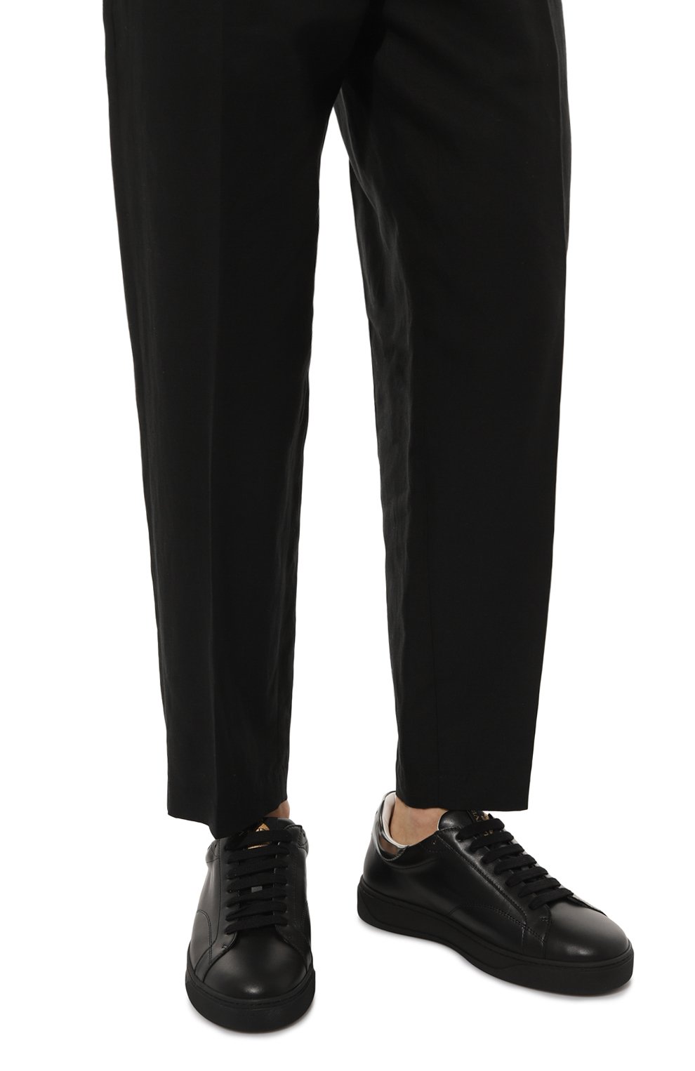 Кожаные кеды ddb0 LANVIN, арт. FM-SKDK0A-NAME-A23, фото 3