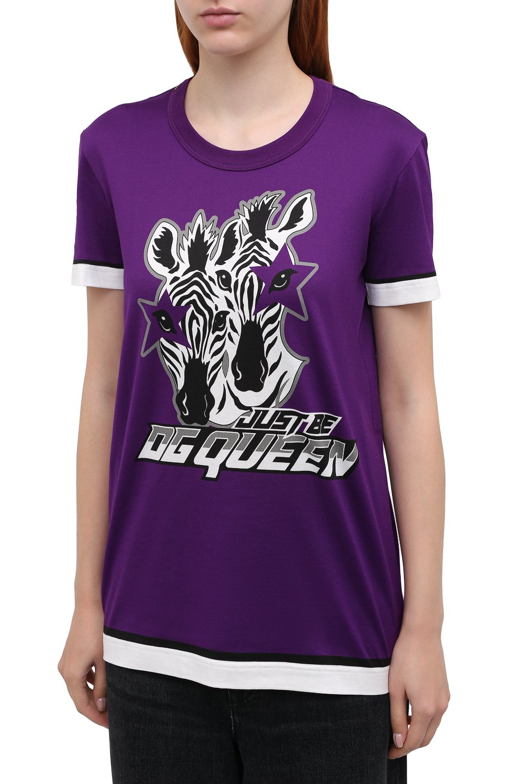 Хлопковая футболка DOLCE & GABBANA, а рт. F8M20T/FI7V7, фото 3