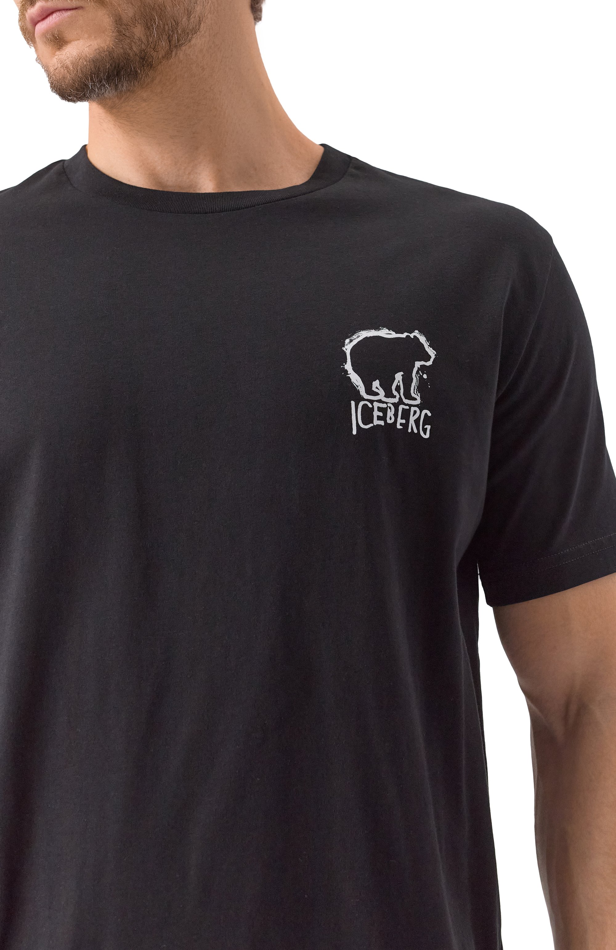 Хлопковая футболка ICEBERG, арт. F017/6306, фото 5