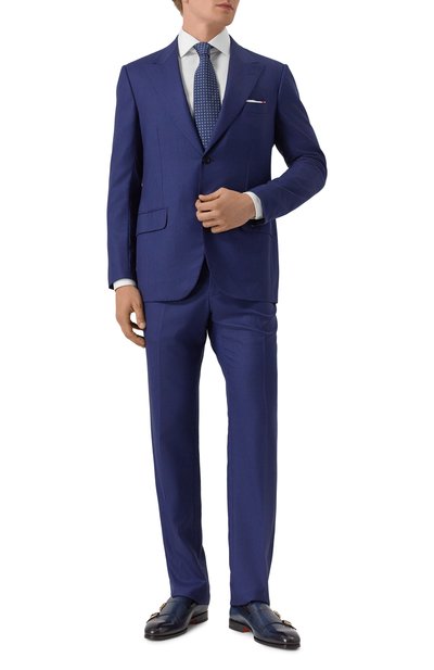 Мужской шерстяной костюм KITON, арт. UA862K06S52