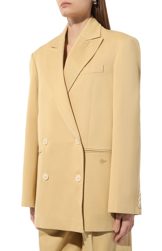 Хлопковый жакет Nackiye Жёлтый, фото 3