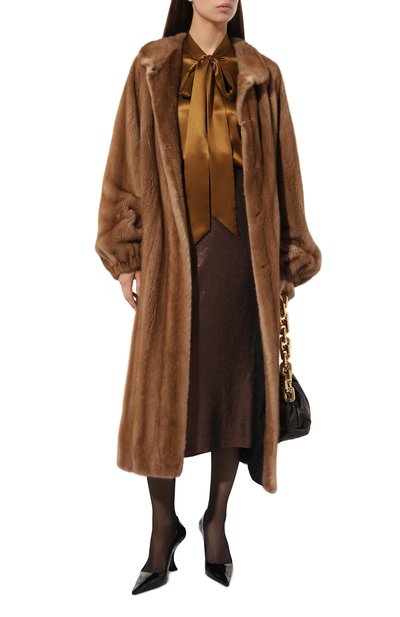 Шуба из меха норки GIULIA GURMAN, арт. С14240117G, фото 2