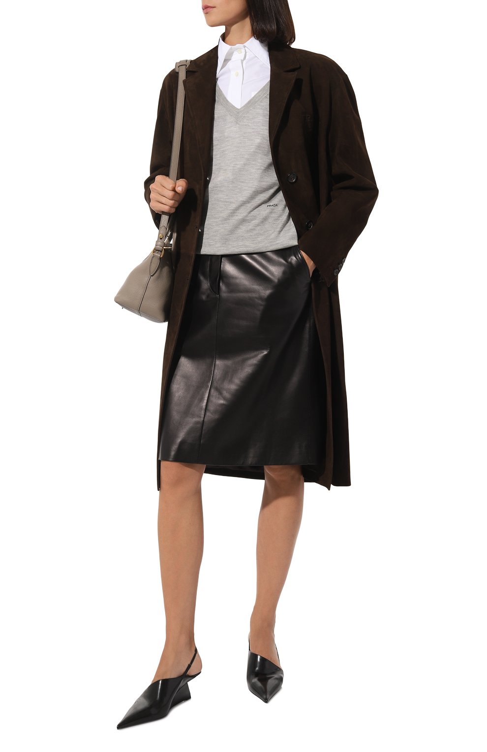 Кашемировый пуловер PRADA, арт. P24I1I-1N2W-F0031-212, фото 2