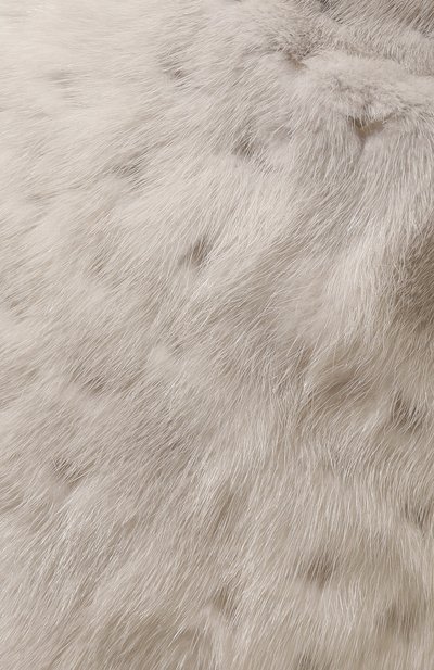 Меховая шапка из норки и лисы VICTORIA KUSENKOVA светло-серого цвета по цене 92840 руб., арт. 071600008672, фото 4 Меховая шапка из норки и лисы VICTORIA KUSENKOVA, арт. 071600008672, фото 4