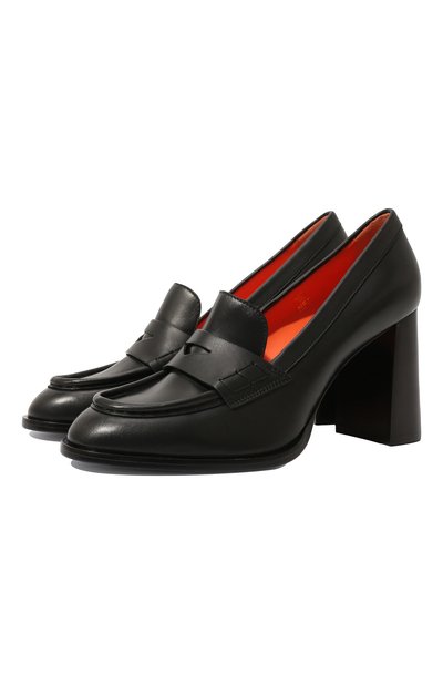 Женские кожаные туфли SANTONI, арт. WDQQ59981HA3BLGAN01