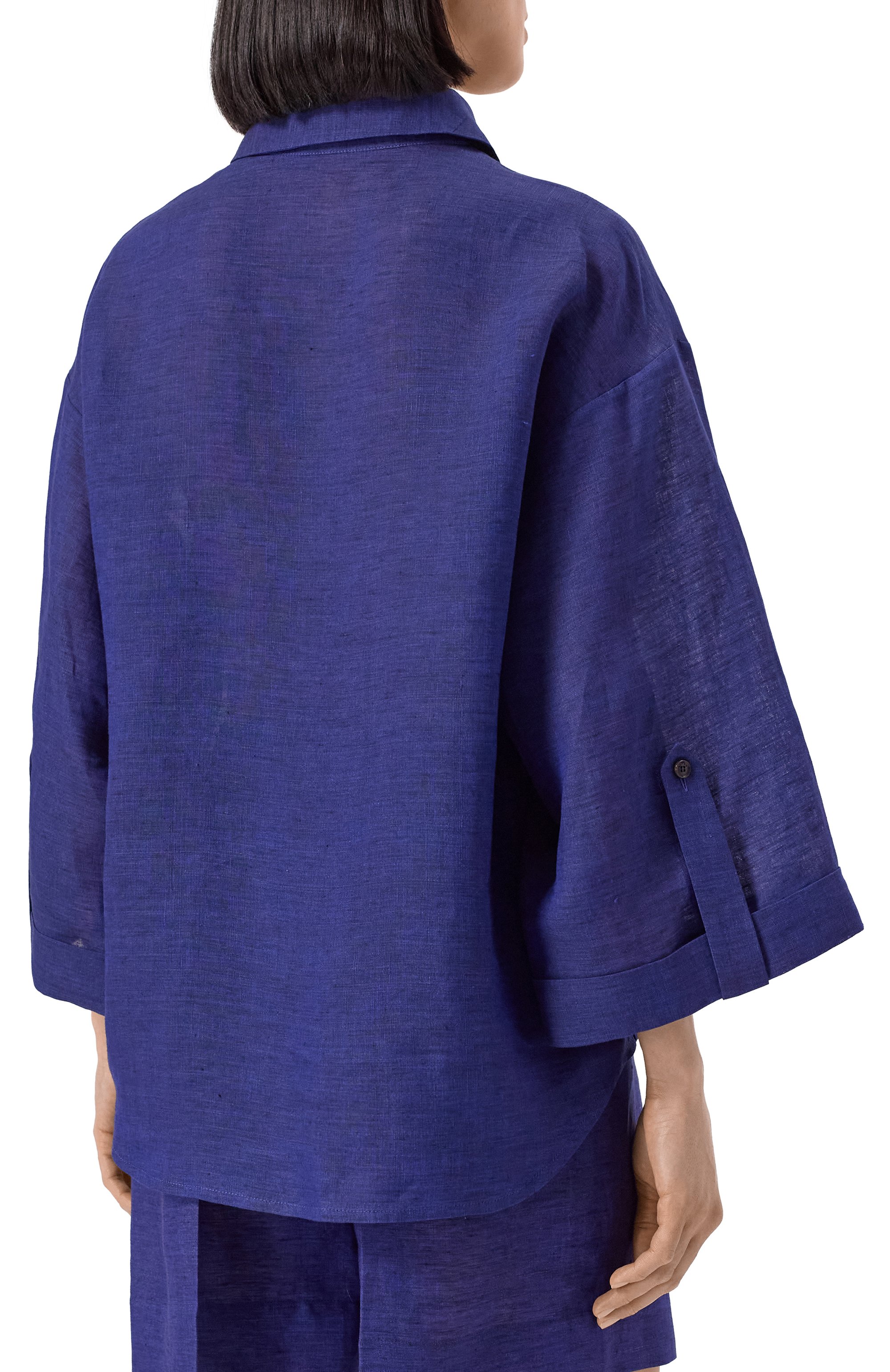 Льняная рубашка KITON, арт. D59432K0999E01, фото 4