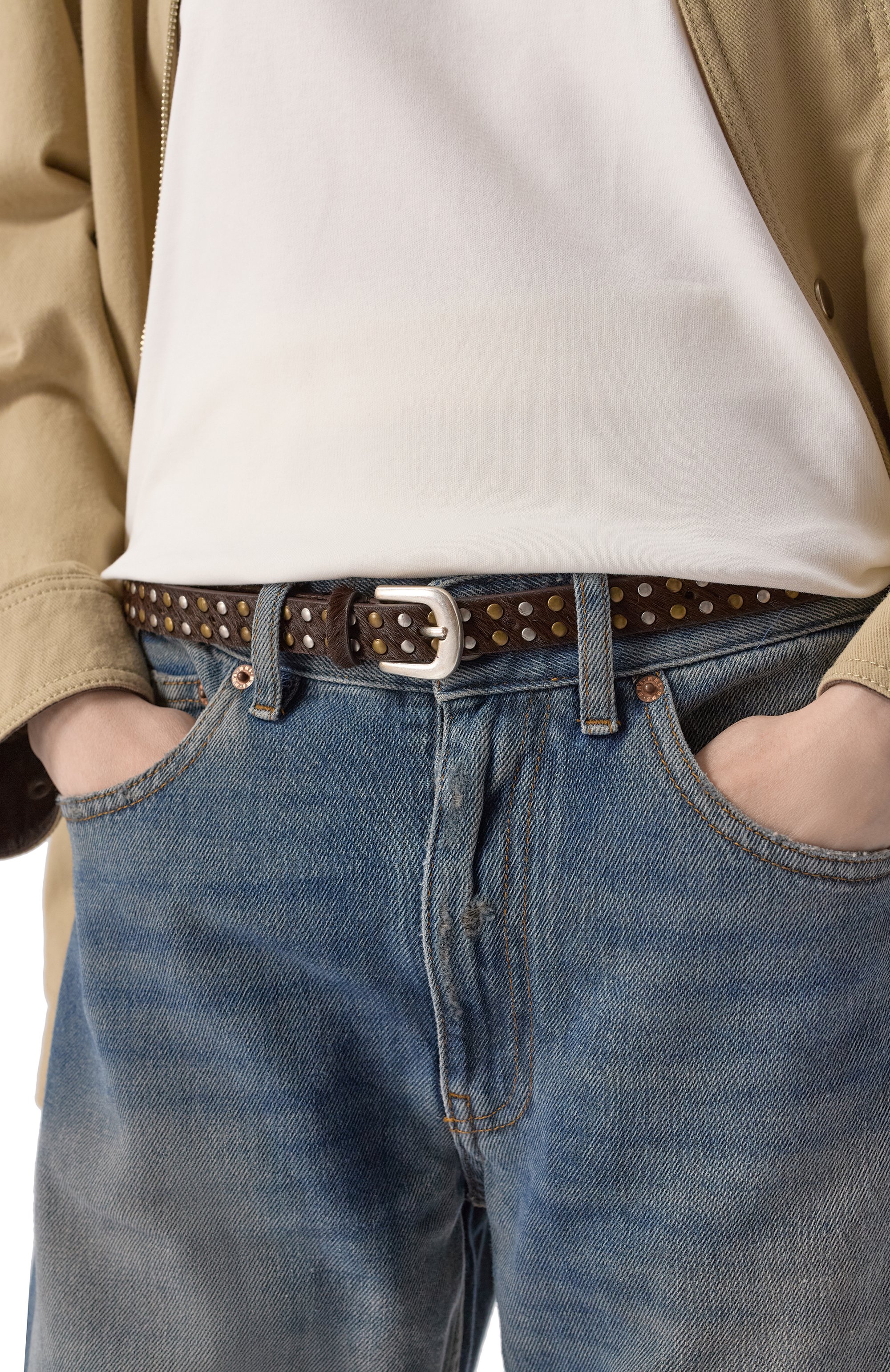 Кожаный ремень THE KOOPLES, арт. AFCE30020K, фото 2