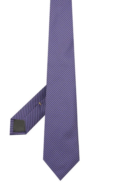 Шелковый галстук CANALI фиолетового цвета по цене 12700 руб., арт. 18/HJ03123, фото 2 Шелковый галстук CANALI, арт. 18/HJ03123, фото 2