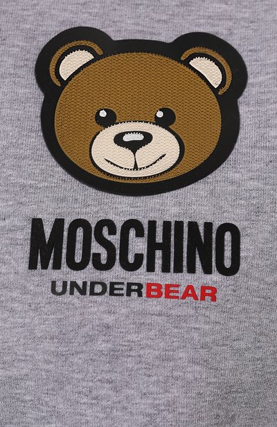 Хлопковая толстовка MOSCHINO, арт. 232V6/A1789/4413, фото 5