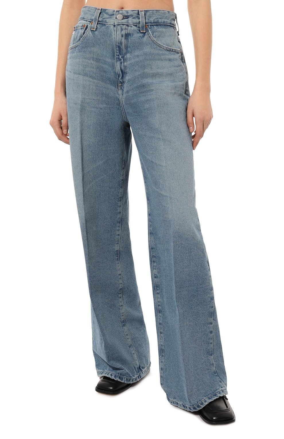 Джинсы AG ADRIANO GOLDSCHMIED голубого цвета по цене 36950 руб., арт. SGD1B64RM, фото 3 Джинсы AG ADRIANO GOLDSCHMIED, арт. SGD1B64RM, фото 3