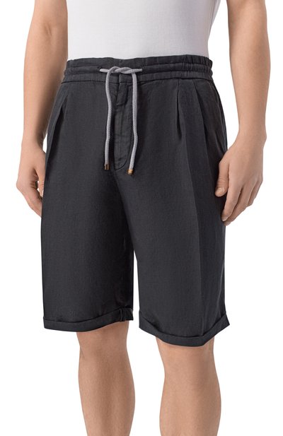 Льняные шорты BRUNELLO CUCINELLI, арт. M243DU0020, фото 3