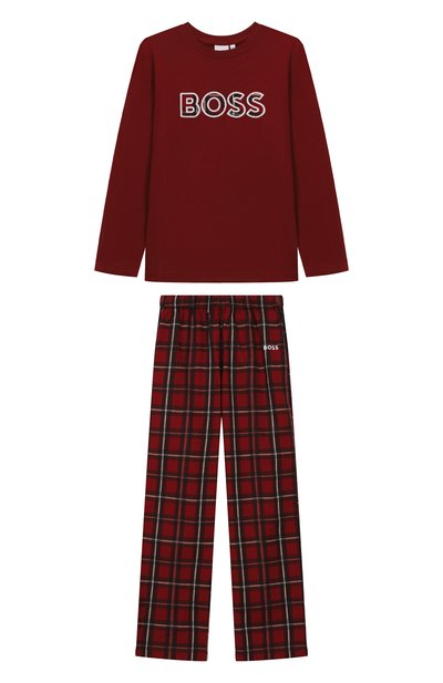 Хлопковая пижама BOSS, арт. J51138/6A-12A