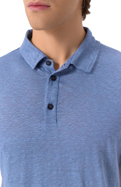 Льняное поло GIORGIO ARMANI, арт. 3RSF80/SJJMZ, фото 5