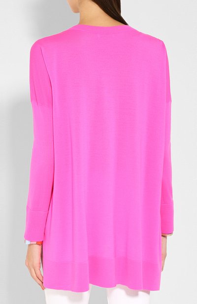 Шерстяной пуловер EMILIO PUCCI розового цвета по цене 85450 руб., арт. 9RKM33/9R975, фото 4 Шерстяной пуловер EMILIO PUCCI, арт. 9RKM33/9R975, фото 4