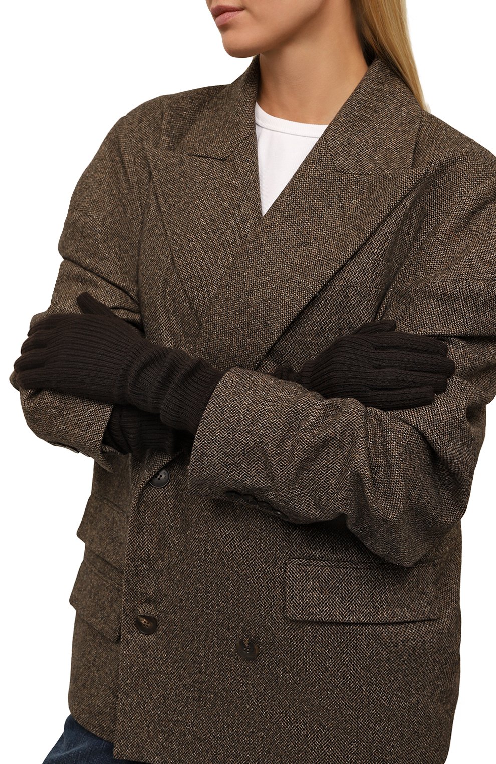 Кашемировые перчатки DOLCE & GABBANA, арт. FXM19T/JAWW1, фото 2